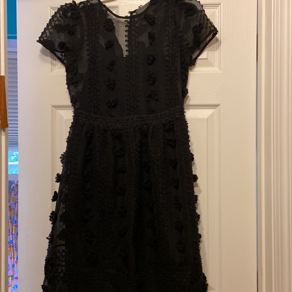 Beautiful anthropology/Sunday in Brooklyn textured party dress - Picture 7 of 10
